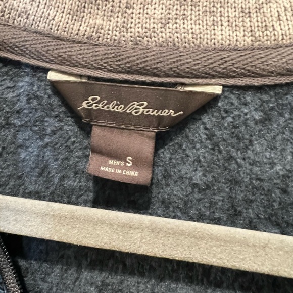 Eddie Bauer Men’s Radiator Quarter Zip Pullover Size Small - Picture 3 of 11